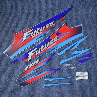 Tem trang trí xe máy FUTURE 1 ( XANH DƯƠNG )