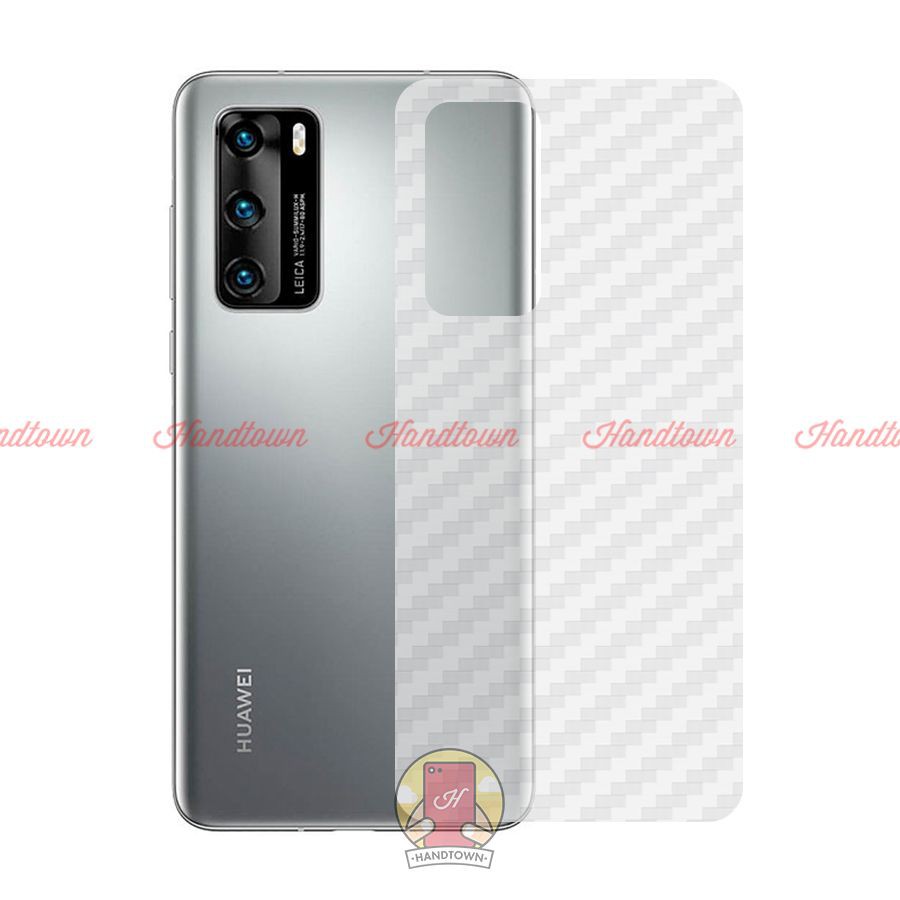Miếng Dán Lưng Cacbon Dành Cho Huawei P40 / P40 Pro