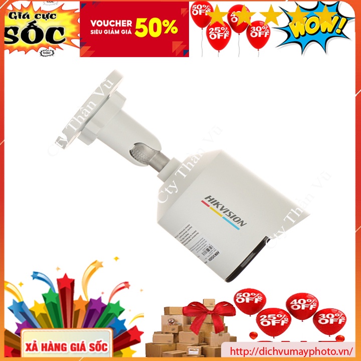 Camera IP Hik DS-2CD1047G0-LUF Có Màu 4mp Có Poe Có Mic kholinhkienmayin