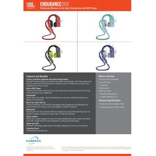 Tai nghe JBL Endurance Dive(Like new Nobox)
