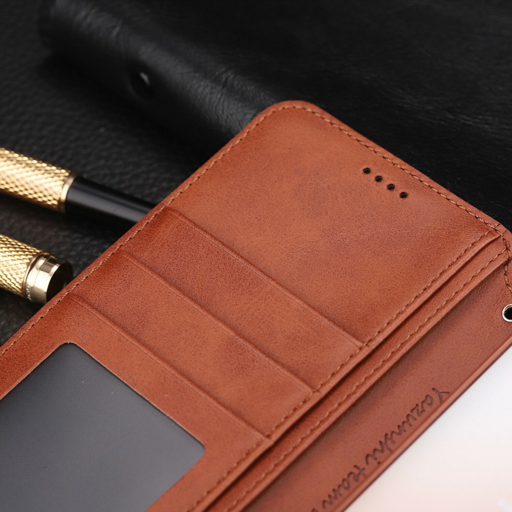 For Samsung Galaxy S9+ Plus S8 S8P S9 Leather Wallet Case Card Slot Flip Back Cover | BigBuy360 - bigbuy360.vn