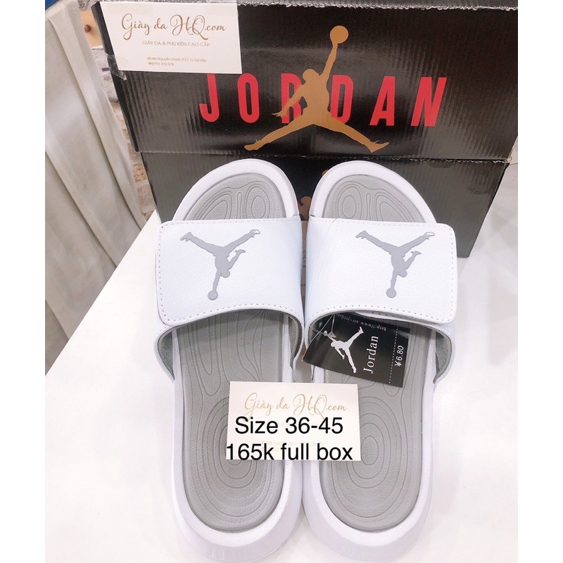 [Xả Kho] Dép Jordan Quai Dán Bóng Rổ (Tặng Hộp Bảo Vệ)