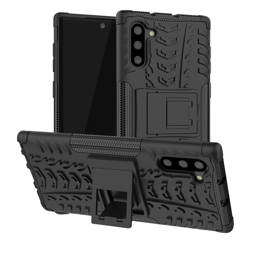 Ốp điện thoại TPU PC có giá đỡ kiểu dáng armor cho Samsung Galaxy Note 10/ Note 10 Plus