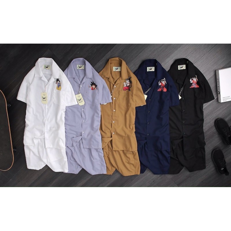 Bộ đồ ngủ ngắn pijama in hình | BigBuy360 - bigbuy360.vn