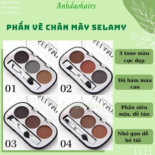 Phấn vẽ mày S.e.l.a.m.y 3 ô