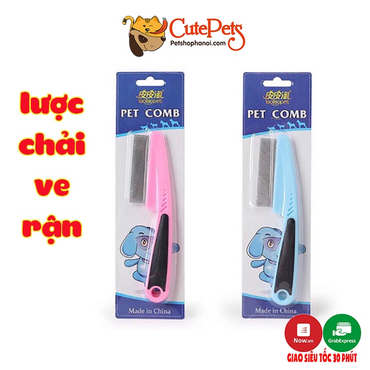 Lược chải lông mèo, chải ve rận cho thú cưng - Phụ kiện thú cưng Hà Nội