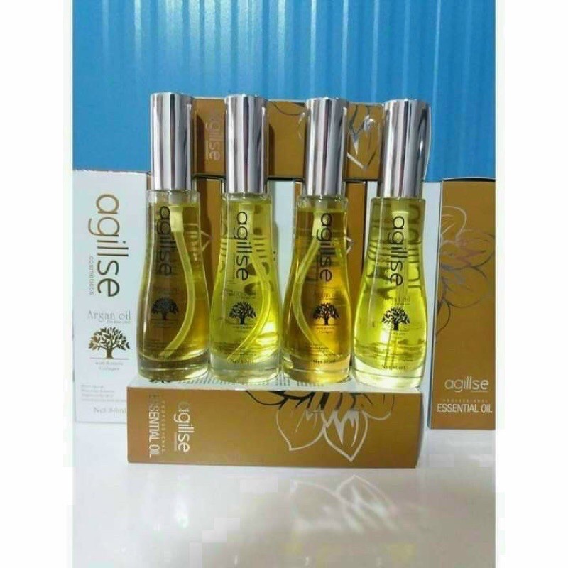 Tinh dầu dưỡng tóc Agillse Argan Oil 80ml siêu dưỡng phục hồi tóc