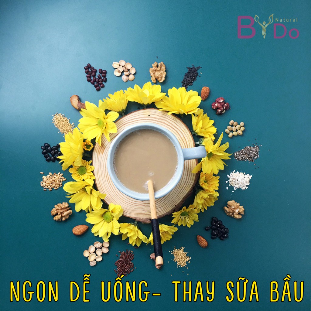 Bột ngũ cốc bà bầu Bido Mama ⚡𝐅𝐑𝐄𝐄 𝐒𝐇𝐈𝐏⚡ 600gr ,thơm ngon dễ uống, thay sữa bầu, thai nhi phát triển toàn diện, 25 hạt