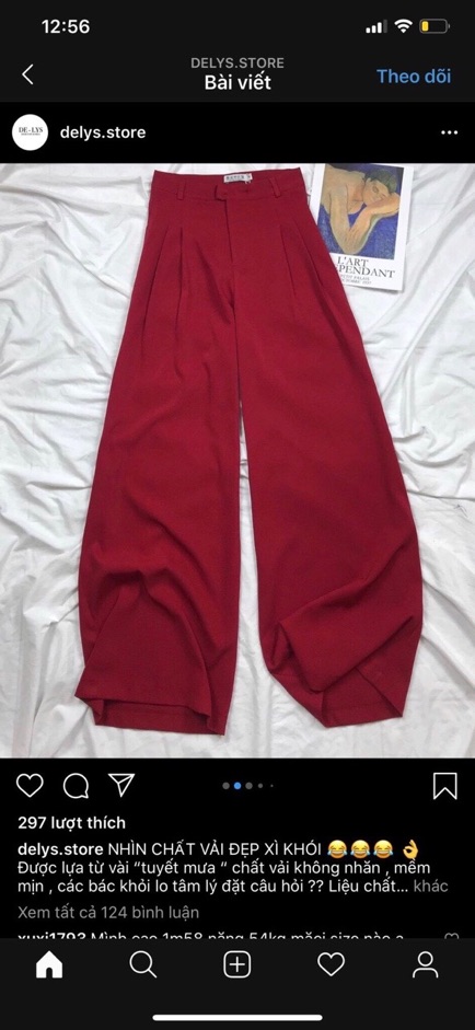 QUẦN ỐNG RỘNG HÌNH THẬT CẠP CAO / ỐNG SUÔNG / QUẦN TÂY | BigBuy360 - bigbuy360.vn