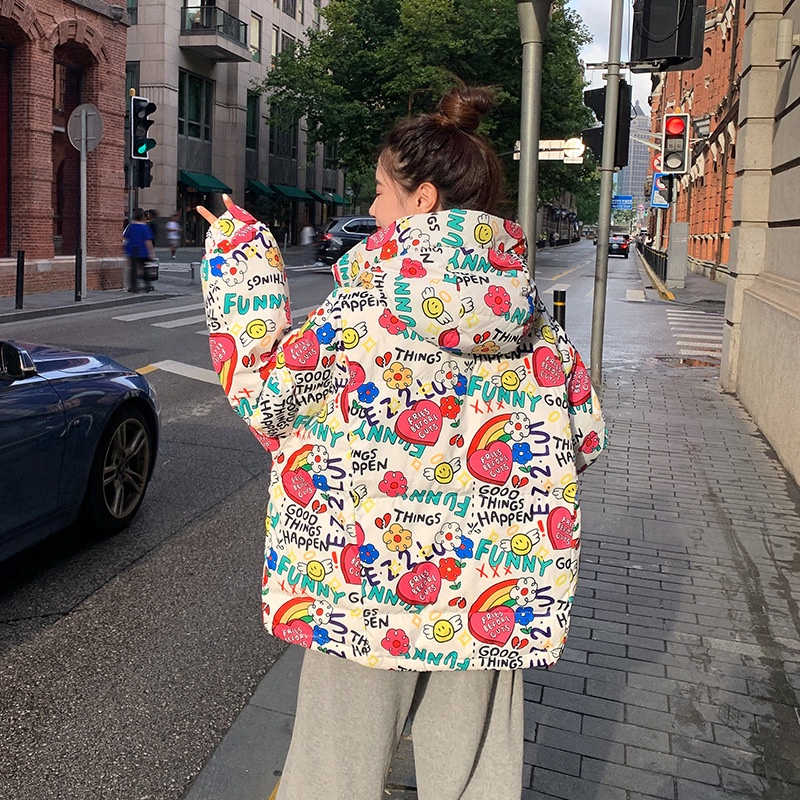 Áo phao kiểu dáng phong cách Hàn 2022