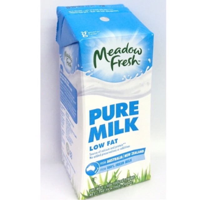 Sữa tươi Meadow Fresh New Zealand ít béo 200ml_ Date t2/2022