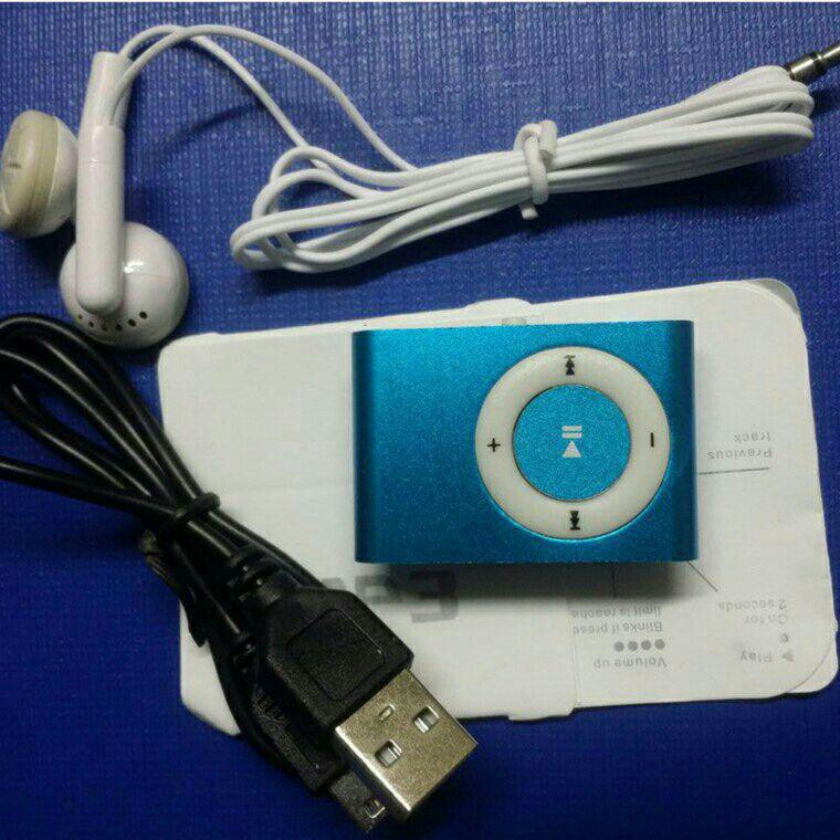 GIẢM Máy nghe nhạc MP3 mini vỏ nhôm ( kèm : cáp + tai nghe )