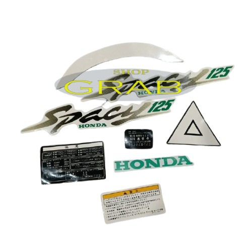 Tem xe SPACY 125 HONDA siêu đẹp [HÀNG MỚI VỀ] chữ Spacy Màu Xám - G2977