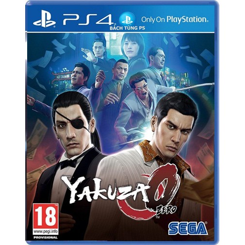 Đĩa Game PS4: Yakuza 0