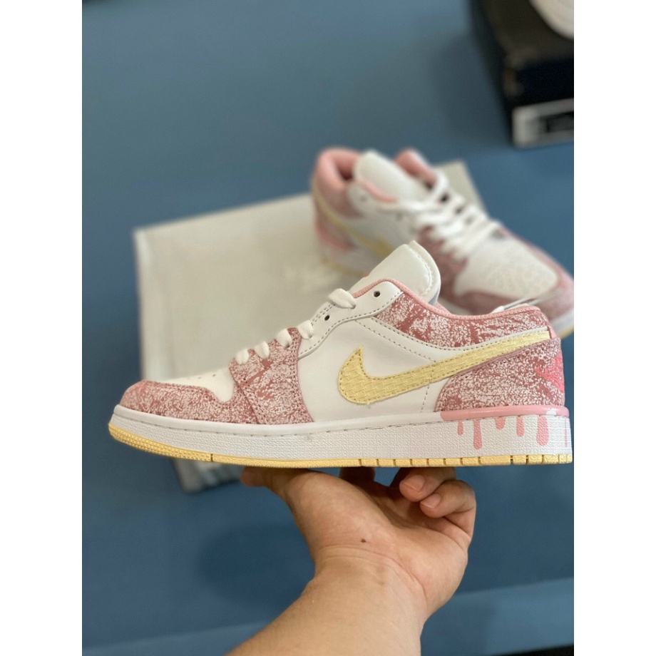 Giày Sneaker Nike_Air_𝐉𝐨𝐫𝐝𝐚𝐧 jd1 Low Hồng Chảy Cổ Thấp Siêu_Cấp | BigBuy360 - bigbuy360.vn