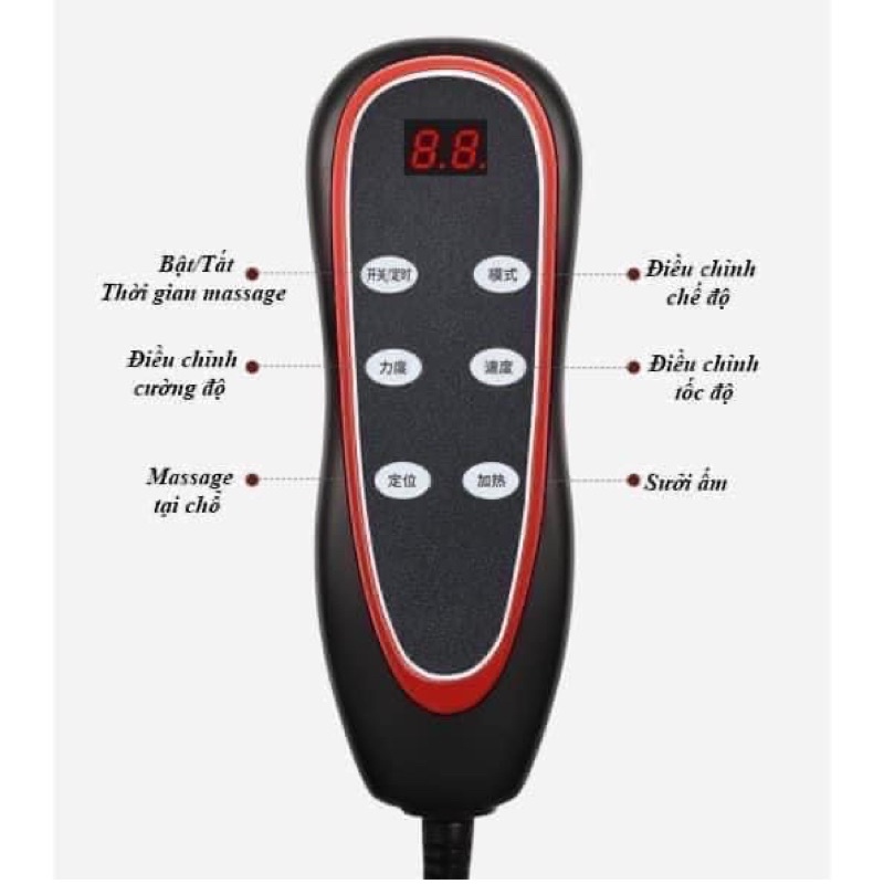 Đệm  Massage Toàn Thân Cao Cấp, Tần Số Cao Bảo Hành 12 Tháng