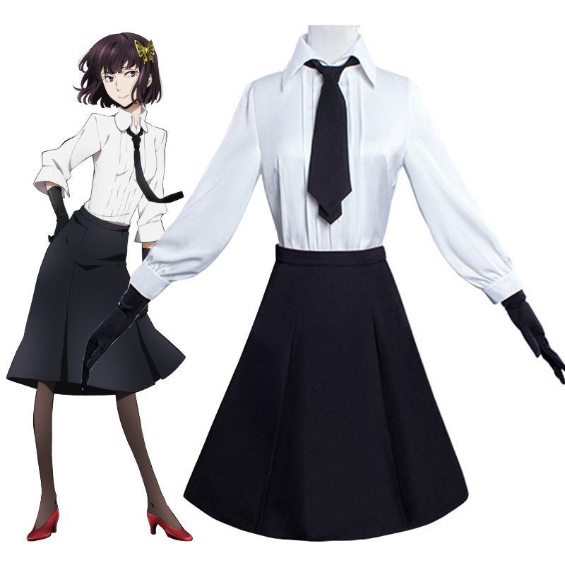 Bộ Đồng Phục Hóa Trang Nhân Vật Anime Bungo Stray Dogs Akiko Yosano