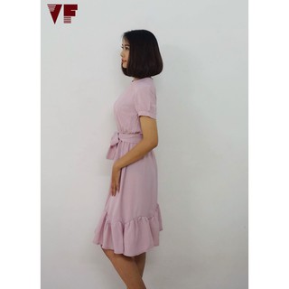 FREESHIP ĐƠN 99K_Đầm đuôi cá thắt nơ eo VANASS
