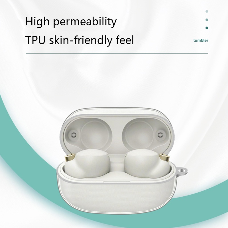 Vỏ Đựng Hộp Sạc Tai Nghe Kèm Móc Khóa Cho Sony WF-1000XM4