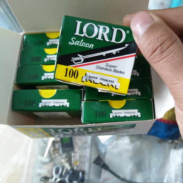 Lưỡi dao Lord bẻ sẵn( hộp nhỏ 100lưỡi)