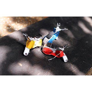 Mô hình xe Vespa Màu Cổ Điển Thích Hợp Trang Trí