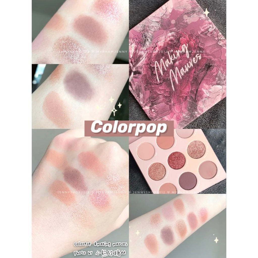 Bảng Phấn Mắt 9 Ô Colourpop Pressed Powder Palette (Nhiều Mã Màu)