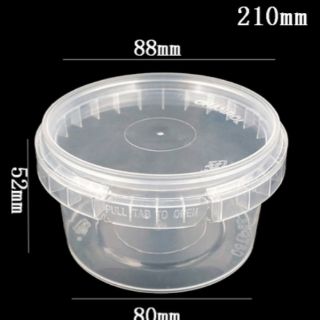Hộp đựng slime niêm phong 210ml