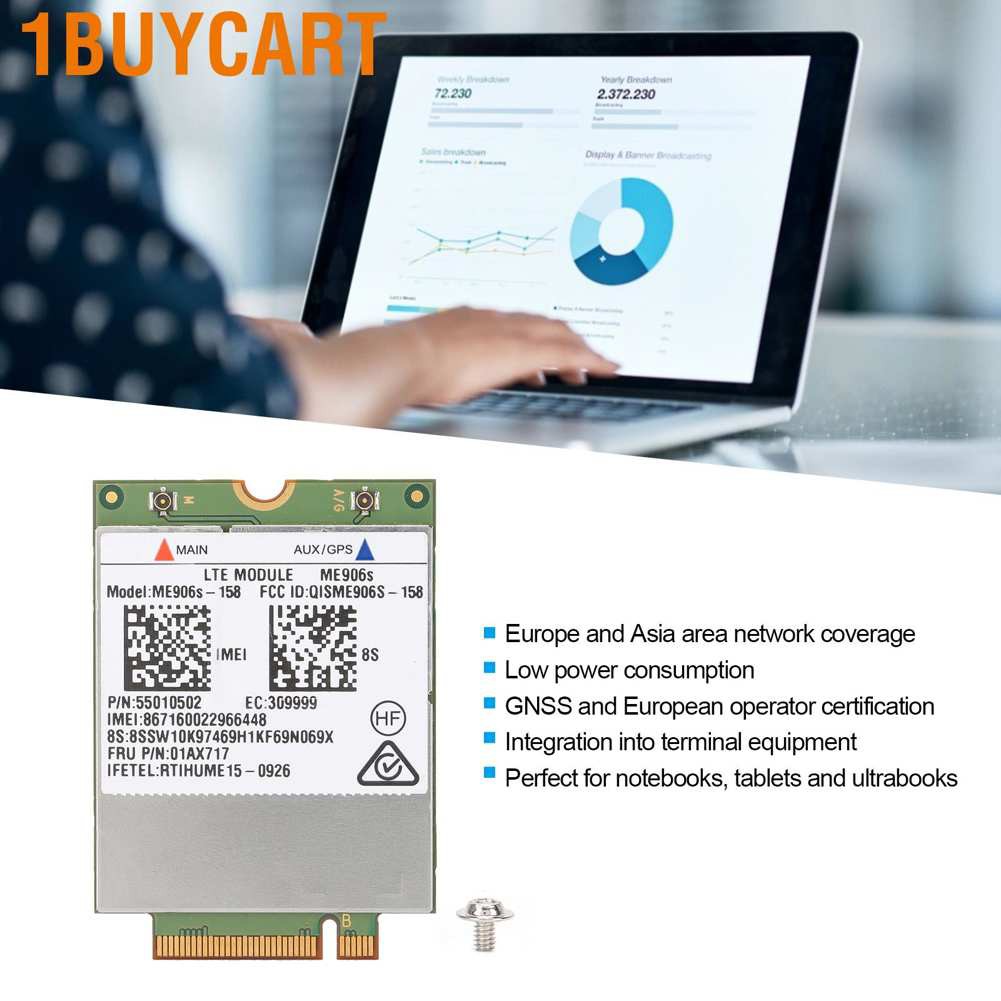 1 Mô Đun Cho Lenovo Thinkpad / Huawei Me906S 158 Wwan 4g 01ax717 | BigBuy360 - bigbuy360.vn