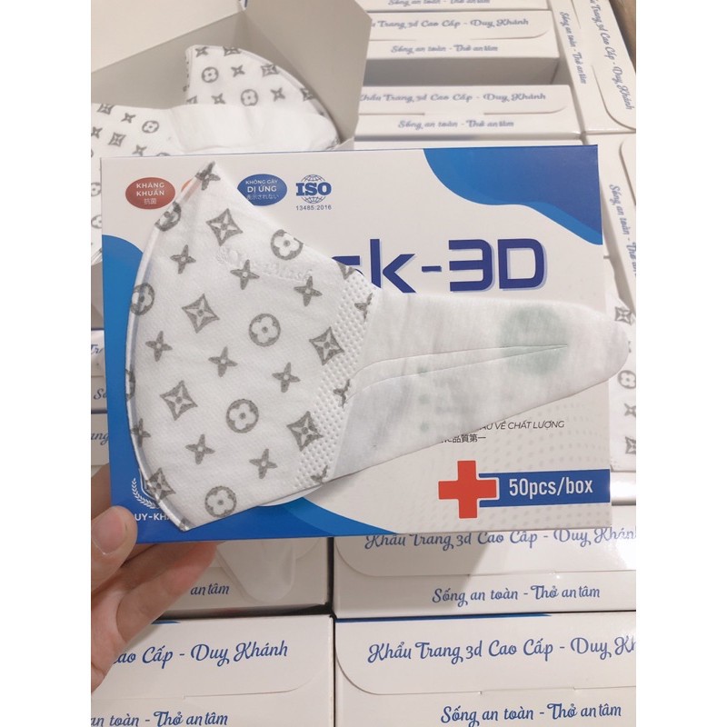 Khẩu Trang Hoạ Tiết 3D Mask Diệu Linh Kháng Khuẩn Chính Hãng Công Ty | BigBuy360 - bigbuy360.vn