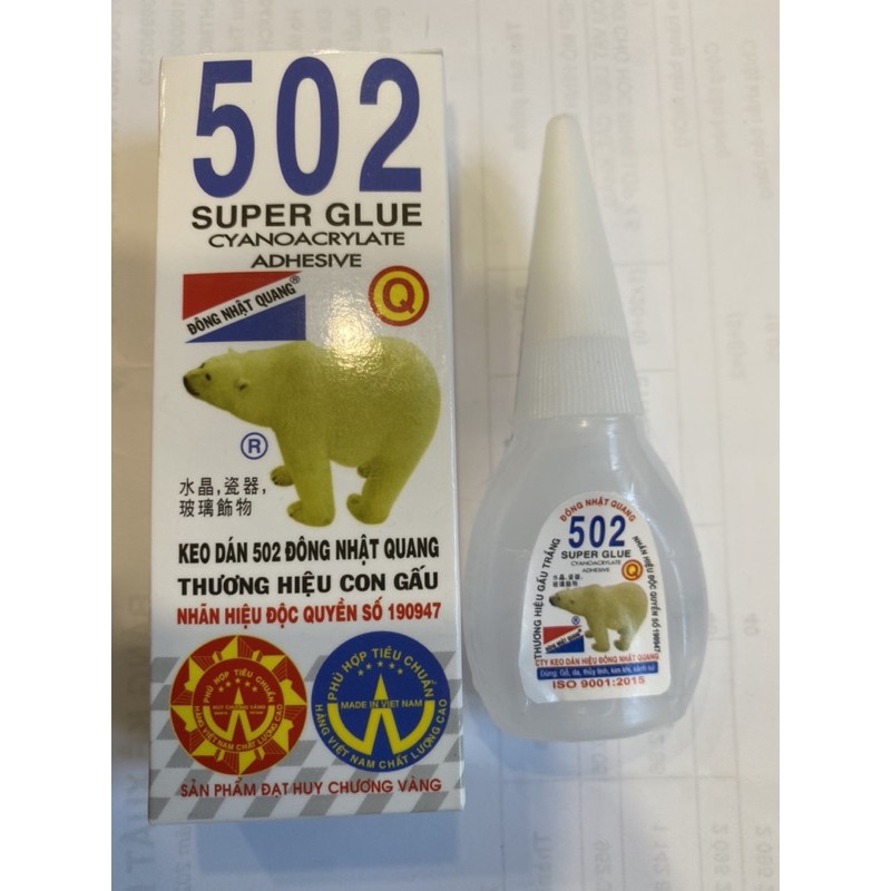 Keo 502 hiệu Đông Nhật Quang.