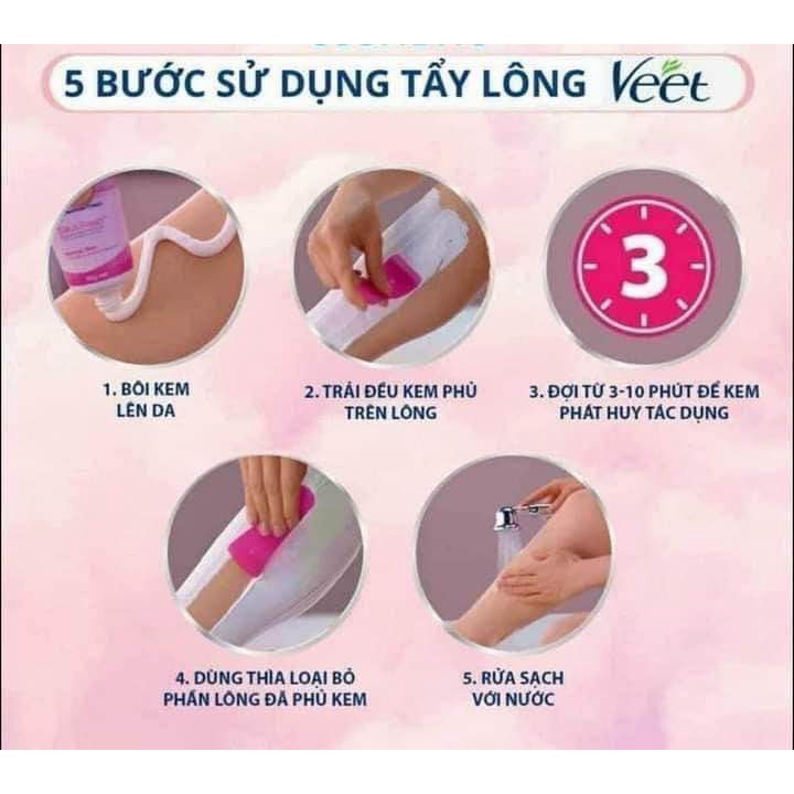 Kem Tẩy Lông Veet Silky Fresh UK