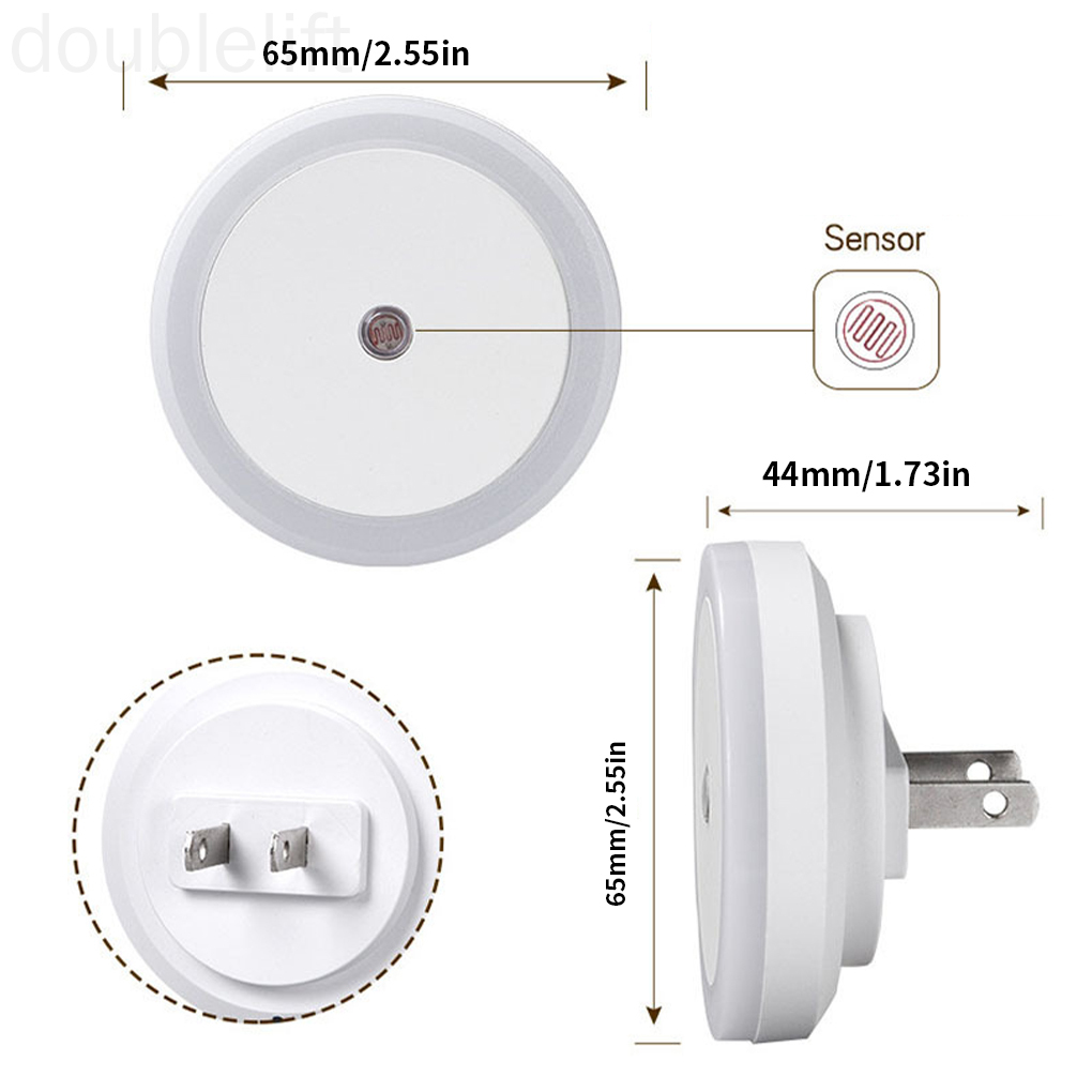 Đèn LED cảm biến chuyển động gắn tường 0.5W 30-40LM cho nhà