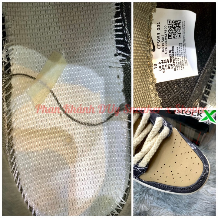 Giày Sneaker Sb Dunk Low x Travis Scott cổ thấp nam nữ Hàng TC