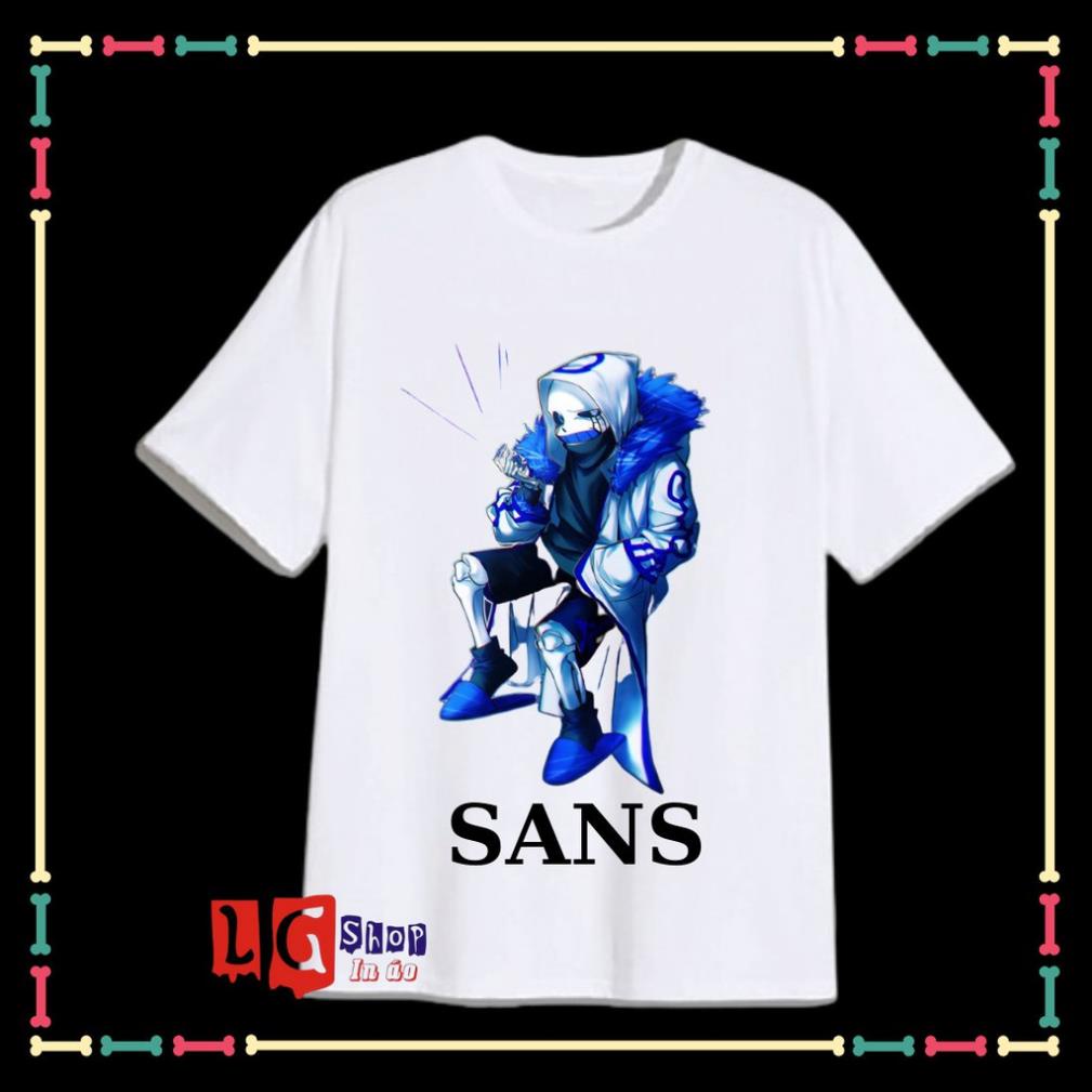 Áo Thun Xịn Xò Bé Trai in hình Sans Undertable - Biệt Đội Gangster, từ 10kg đến 90kg đủ size