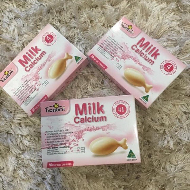Canxi sữa Blossom Milk Canxi 30 viên/ 90 viên của Úc