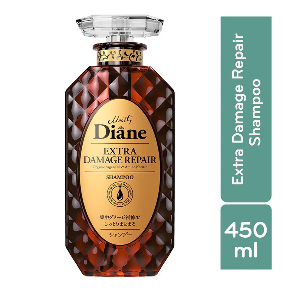 Dầu Gội Moist Diane Extra Damage Repair Shampoo Phục Hồi Hư Tổn 450ml