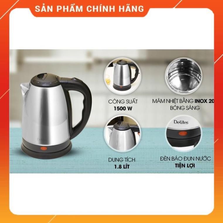 Ấm siêu tốc Delites ( Hàng trưng bày) ảnh thật