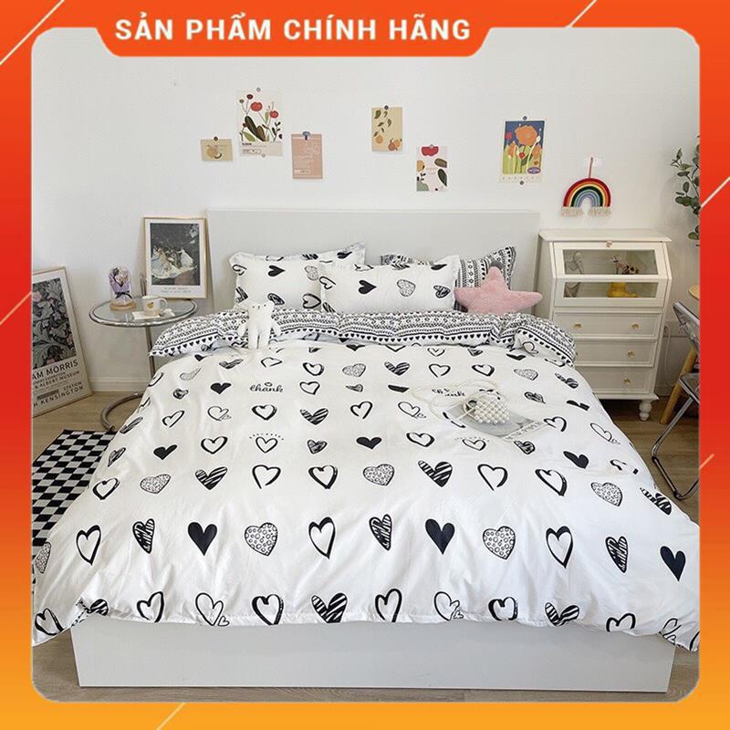 Set chăn ga gối 4 món cotton poly hàng nhập khẩu nguyên bộ họa tiết đa dạng MSP90349 | BigBuy360 - bigbuy360.vn