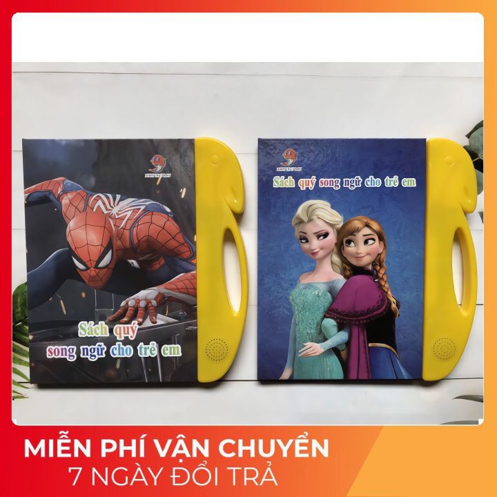 Sách-song-ngữ-Anh-Việt-cho-bé📚 [FREE SHIP] 📚Sách Nói Điện Tử Song Ngữ Thông Minh - Giúp Bé Học Tốt Tiếng Anh