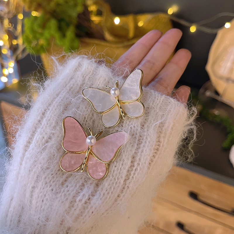 Ghim Cài Áo Hình Bướm Chống Ánh Sáng Thời Trang Cho Nữ