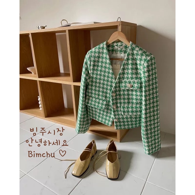 Áo Khoác Dạ Dáng Ngắn Kẻ Caro Sang Chảnh [ HÀNG SIÊU ĐẸP ]- S13 | BigBuy360 - bigbuy360.vn