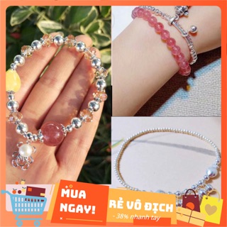 [Siêu rẻ] [S925] Set 10 Charm bi bạc 2mm - MH390