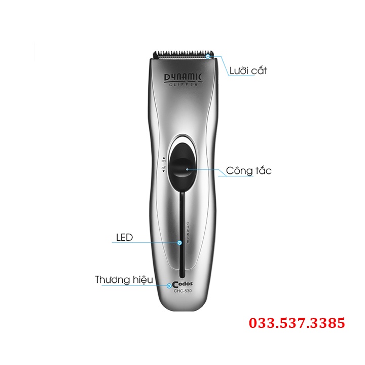 Tông đơ cắt tóc, máy cắt tóc đa năng CHC 530