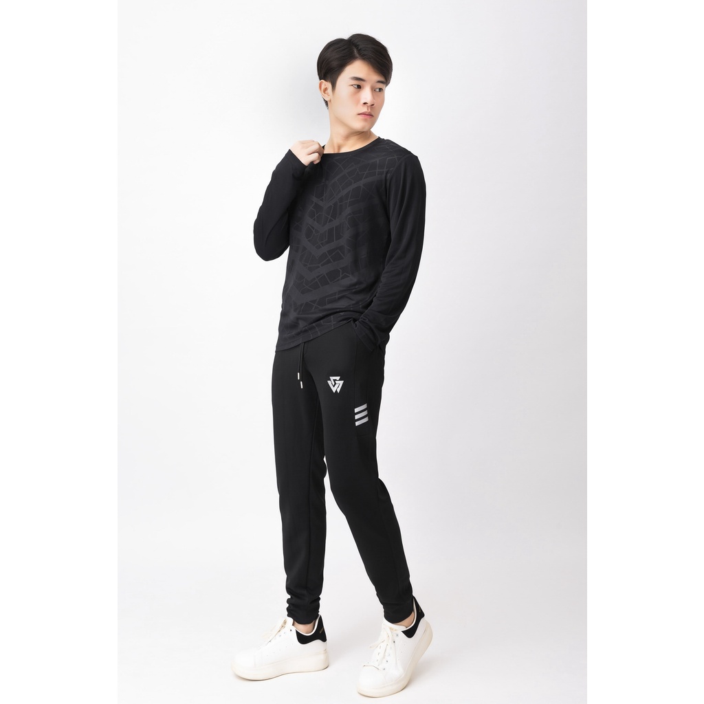 Áo thun nam tay dài giữ nhiệt thể thao JUN FASHION STORE phong cách trẻ trung, co giãn, giữ ấm tốt_AGNV1
