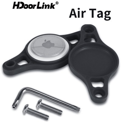 Vỏ bọc AirTag HdoorLink định vị GPS gắn giá giữ bình nước xe đạp chống trộm ngoài trời