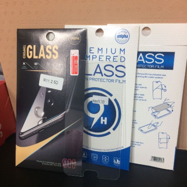 Bộ 3 kính cường lực cao cấp cho Oppo R11