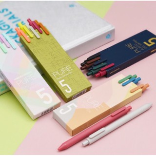 Bộ 5 bút gel KACO PURE - Loại Modandi (hàng chính hãng)