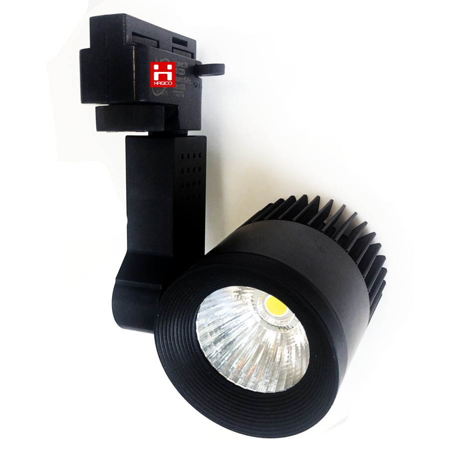 Đèn LED ray rọi COB mắt trâu 12W vỏ trắng ánh sáng trắng ánh sáng vàng ánh sáng trung tính