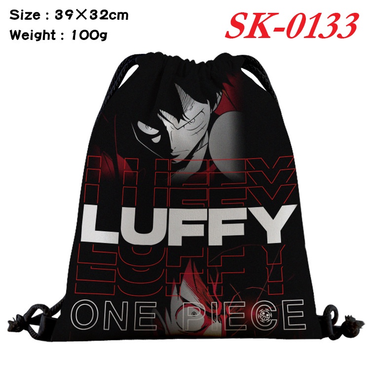 Ba Lô Dây Rút Hoạt Hình One Piece Nhiều Màu Sắc