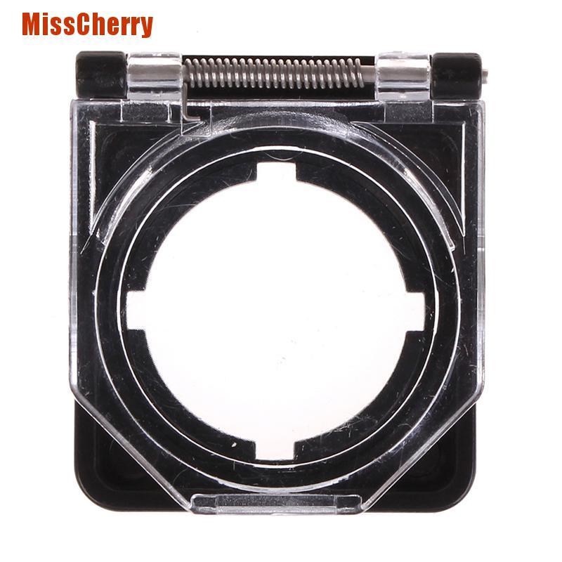 [MissCherry] Black 22Mm Clear Plastic Push Button Switch Guard Protector